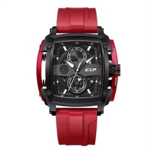 EXPEDITION 3008 HITAM KARET MERAH COWOK original