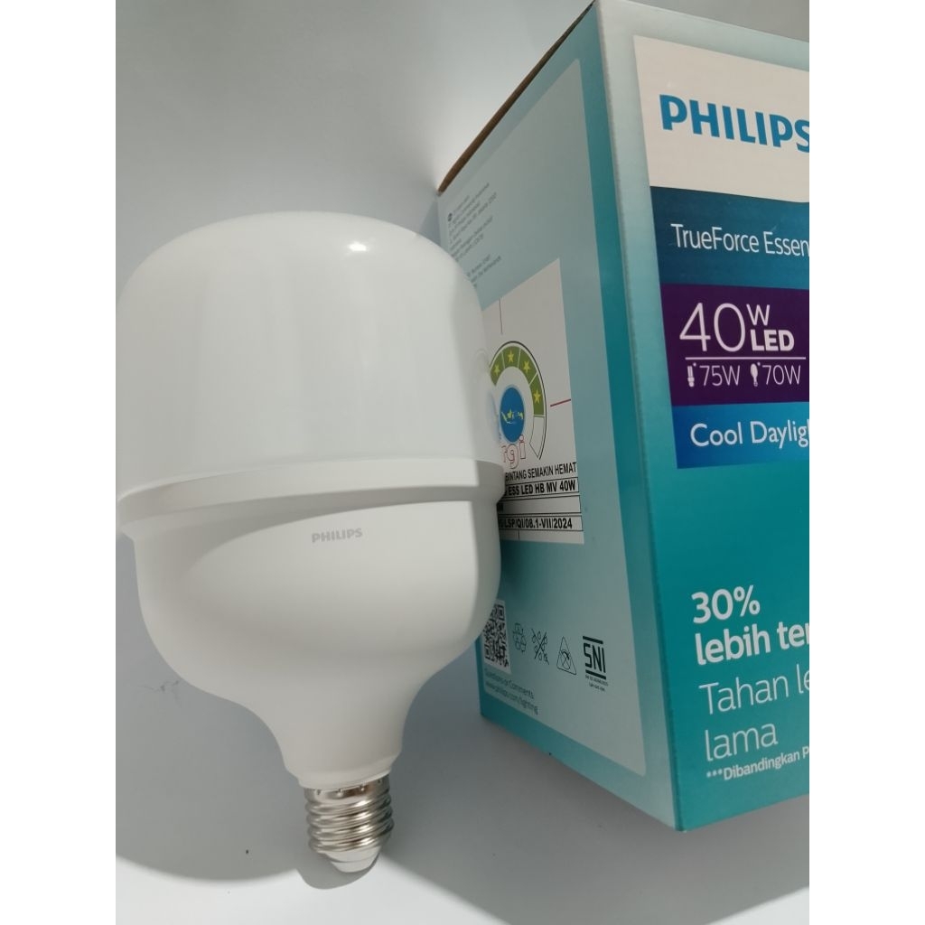 Lampu Philips LED 40watt Trueforce Essential Lampu Capsule