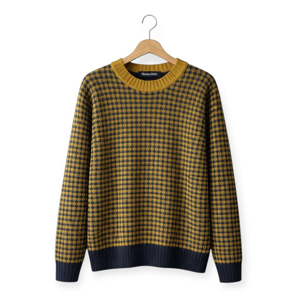 (Man) Sweater Knit Wool Massimo Dutti
