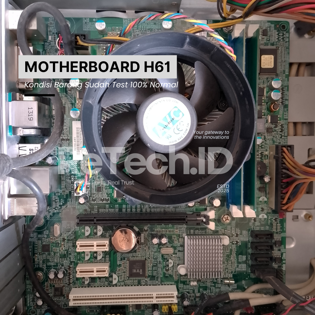 Motherboard H61 Soket LGA 1155 Buildup Lenovo HP Acer