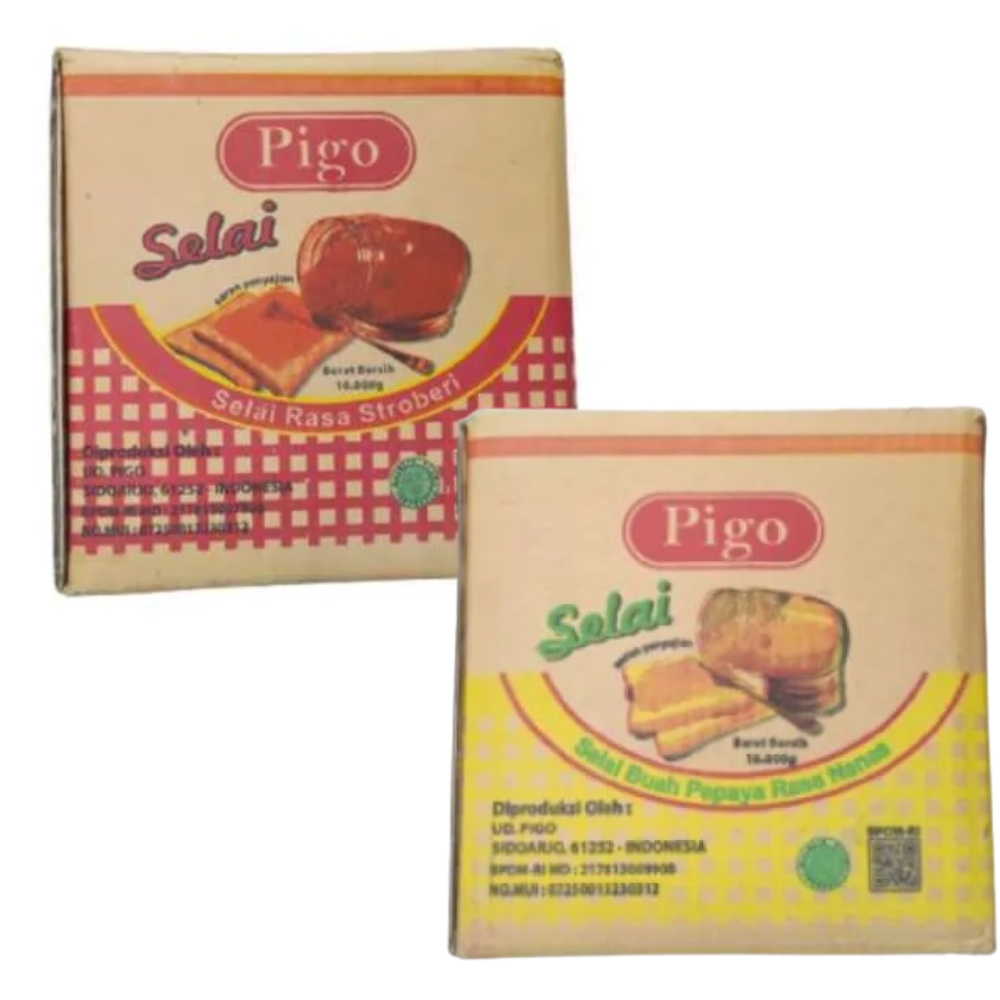 Pigo Selai Nanas & Selai Strawberry 10kg (1dus)