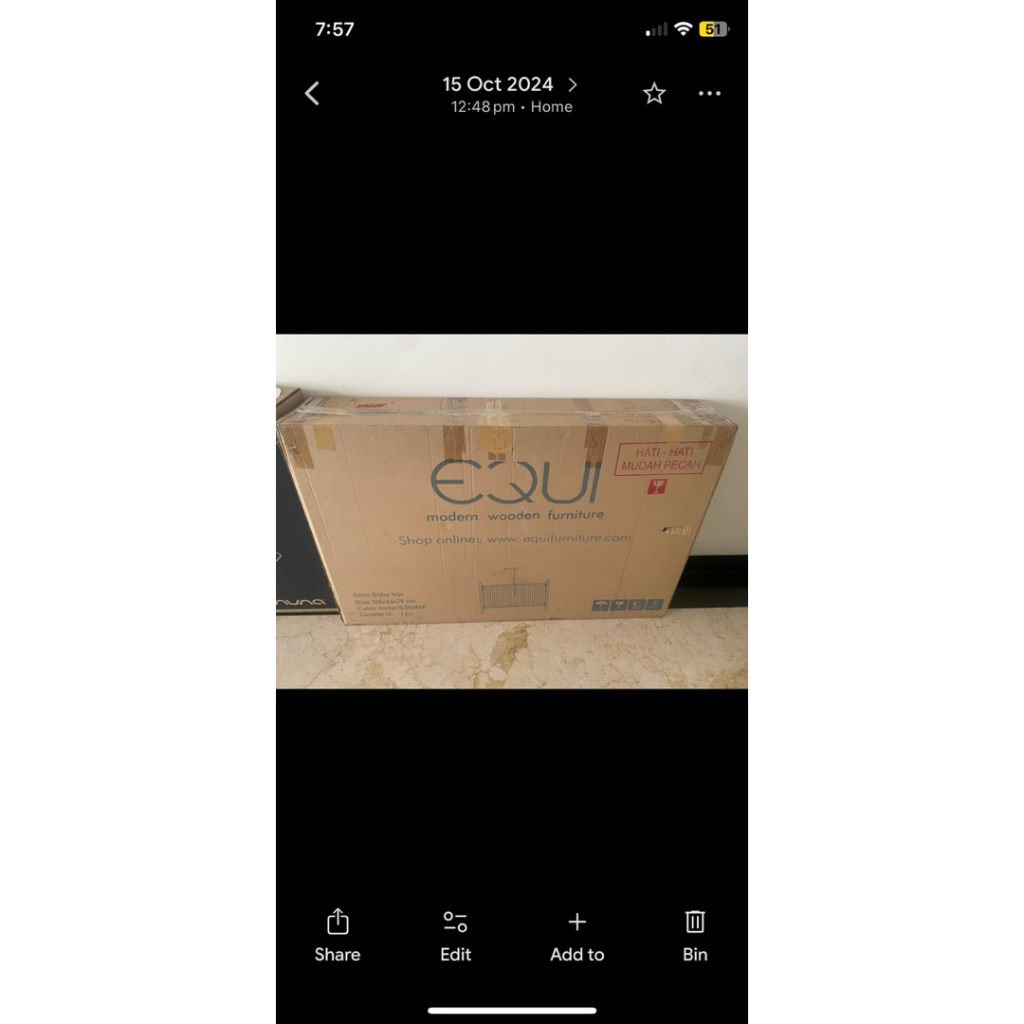 PRELOVED EQUI CRIB