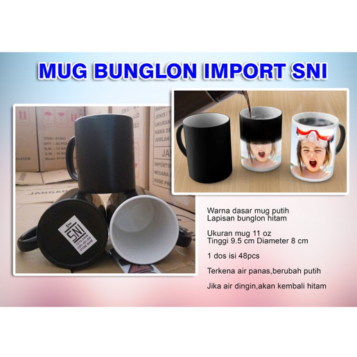 Mug Bunglon / Mug Magic Polos Tanpa Cetak