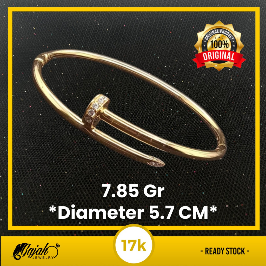 Gelang Emas 17K - Toko Emas Gajah - 7.85 Gram 583