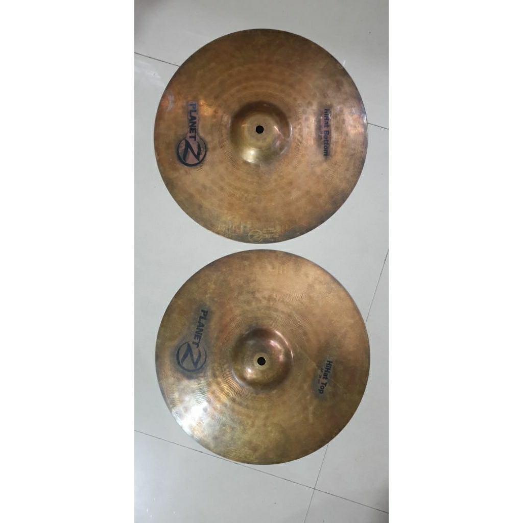 Hihat cymbal Planet z bekas kondisi no crack no keyhole