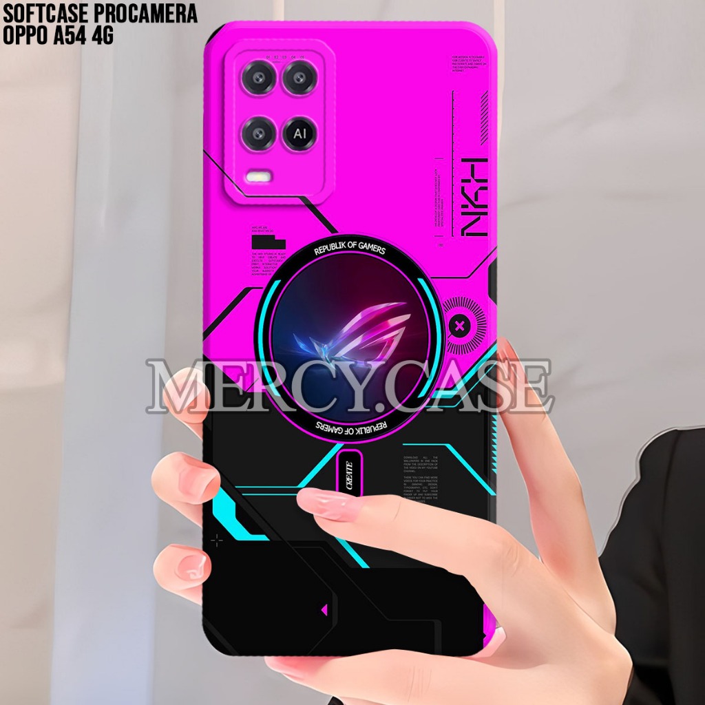 Case OPPO A54 4G - Type lainya via chat - Terbaru - [Mercycase] - Karakter - Softcase - Procamera - 