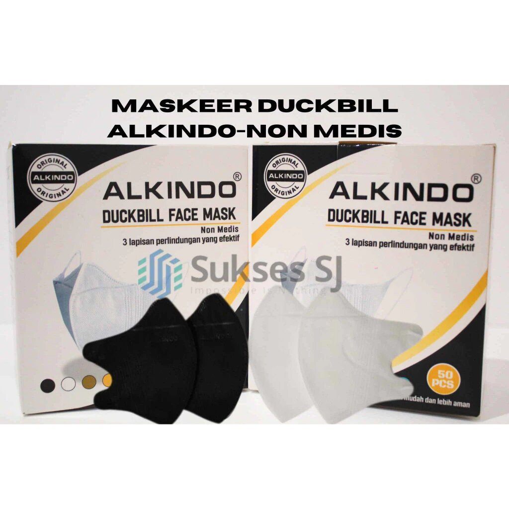 MASKER DUCKBILL ALKINDO 3 PLY/MSKER DUCKBILL ALKINDO/ALKINDO DUCKBILL ORIGINAL