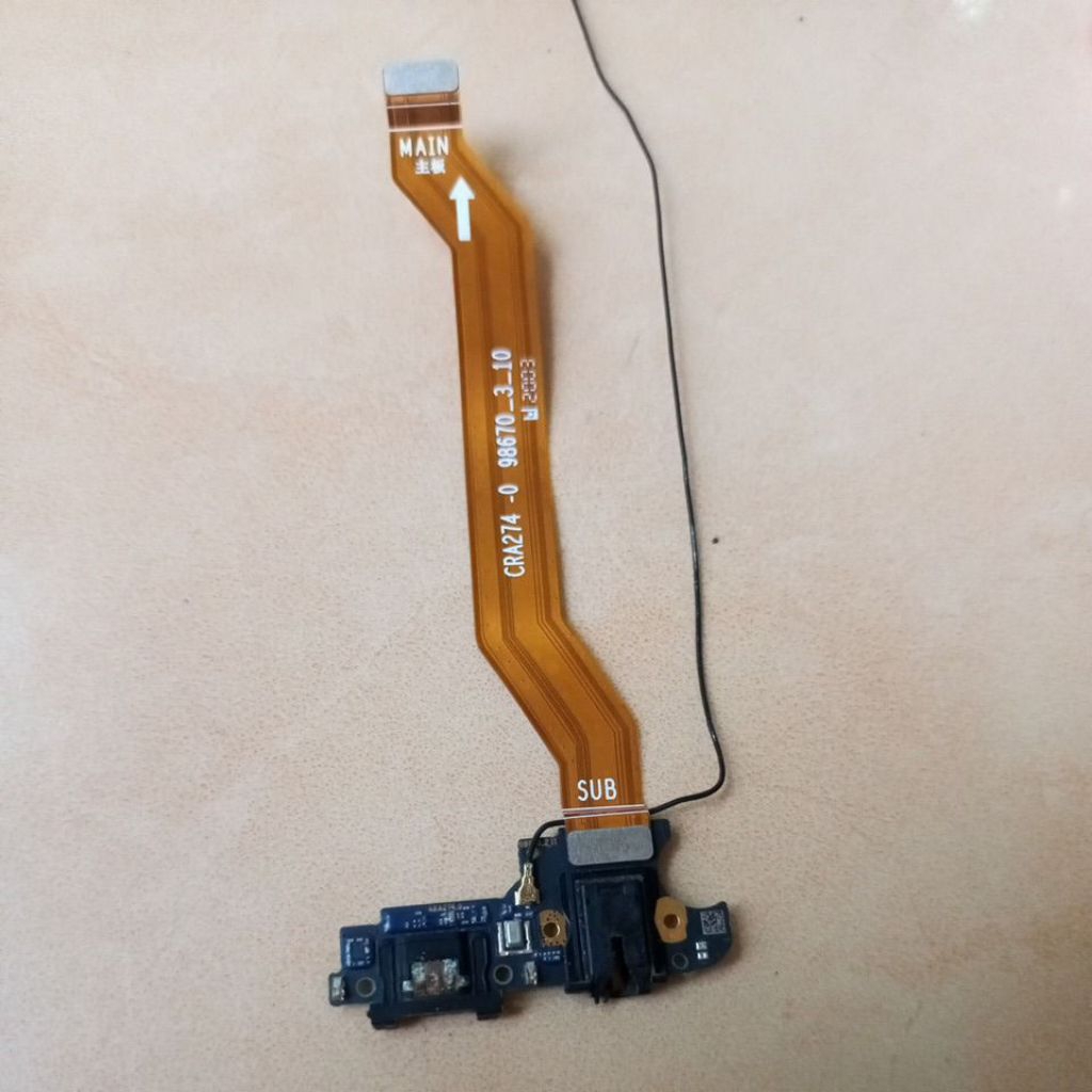 flexi+papan cas realme c3 ori copotan