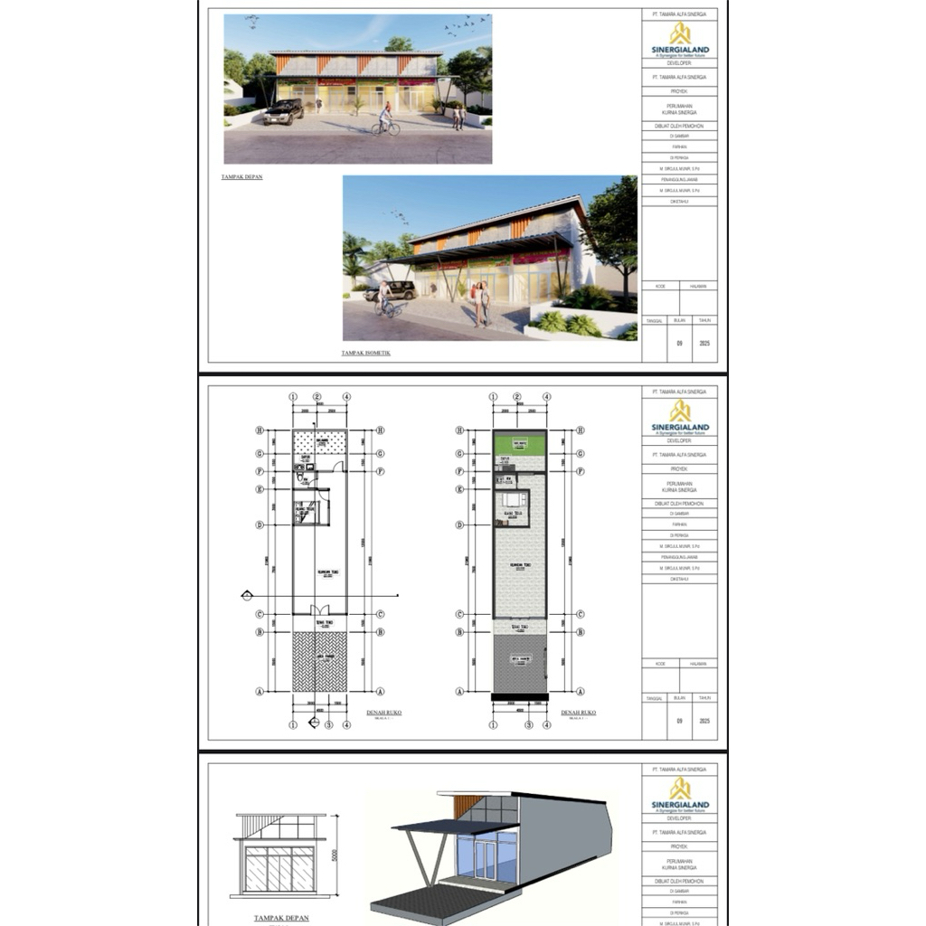 Jasa Gambar Rumah 3D/2D Autocad, Denah, Gambar Kerja