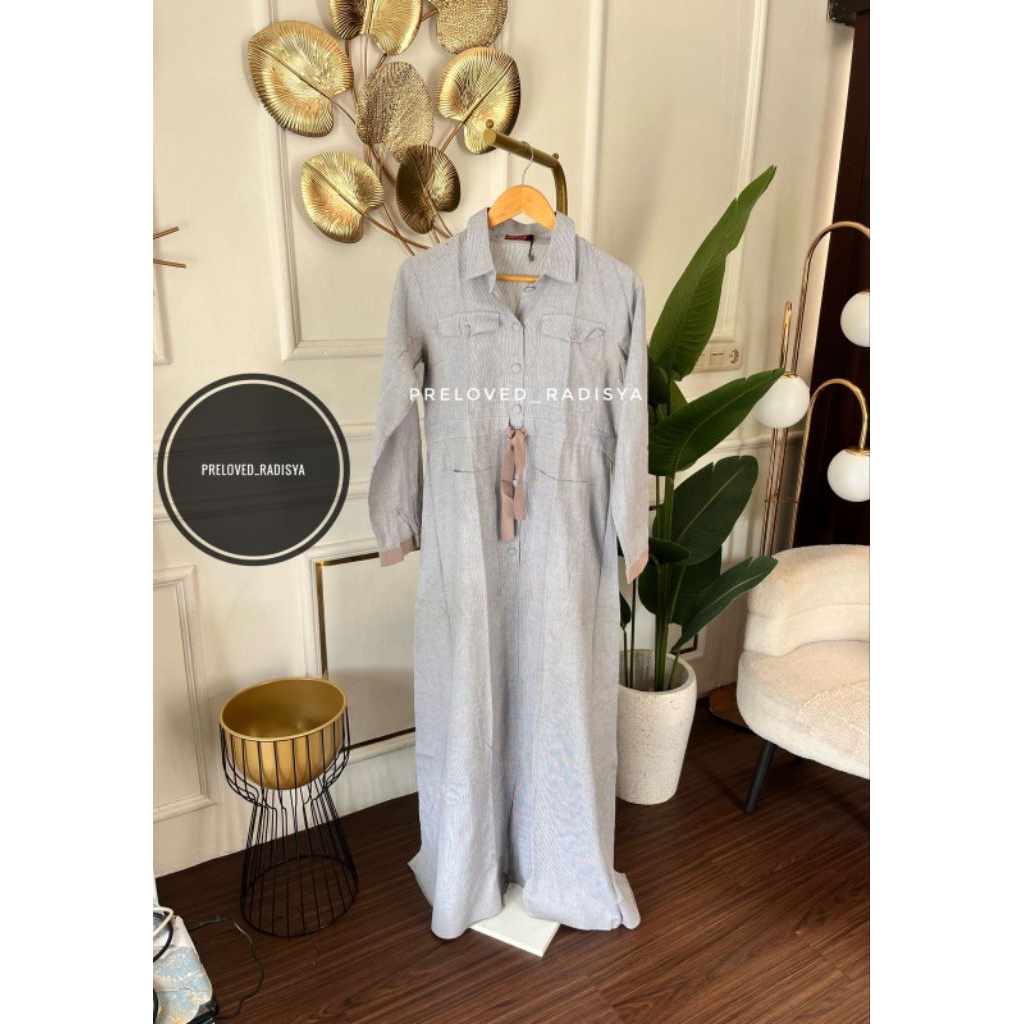 [PRELOVED BY ZERINA BANU] DRESS ONLY + BONUS FRENCH KHIMAR