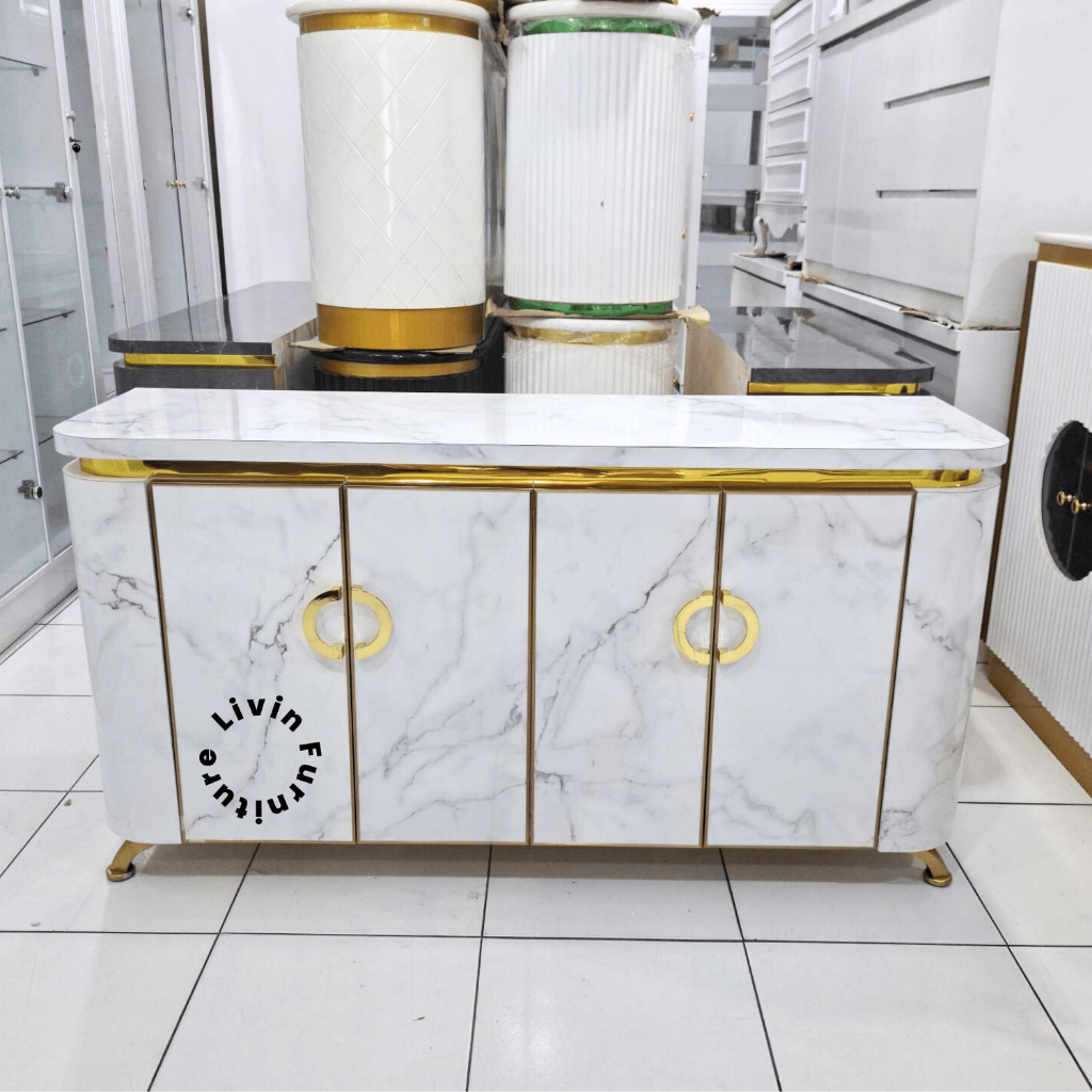 bufet tv hpl minimalis 140 cm