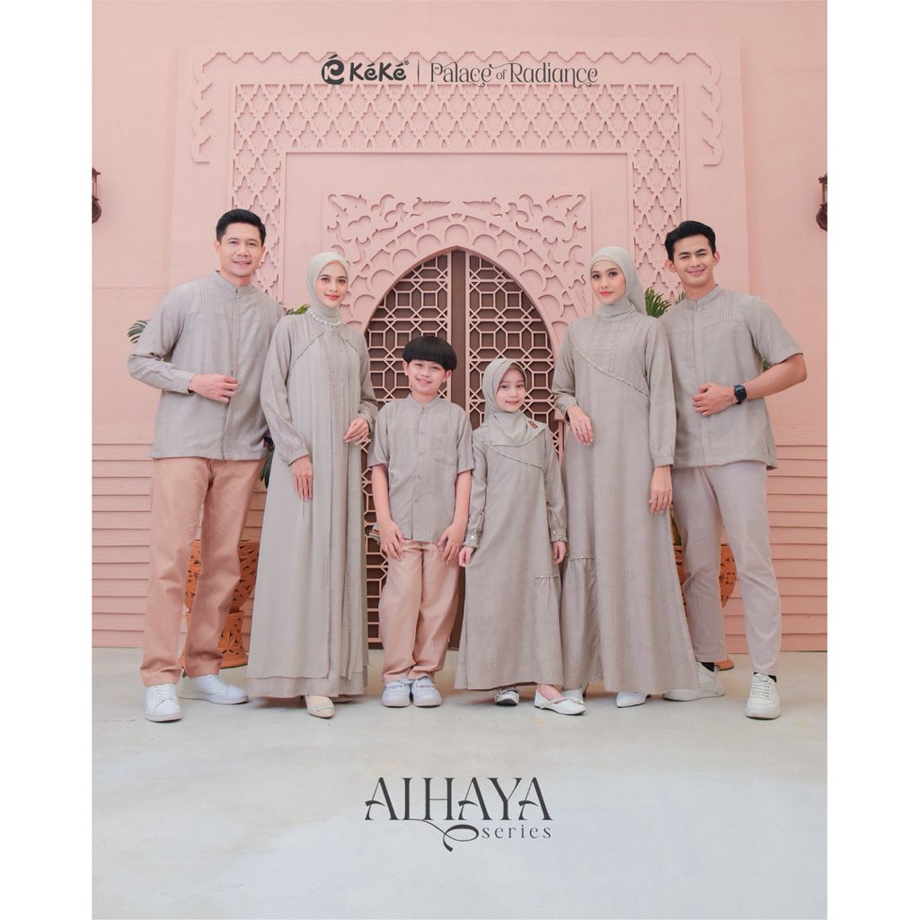 SARIMBIT KEKE SERIES ALHAYA KHAKI / GAMIS KEKE ALHAYA KHAKI / KOKO DEWASA ALHAYA KHAKI / GAMIS LEBAR