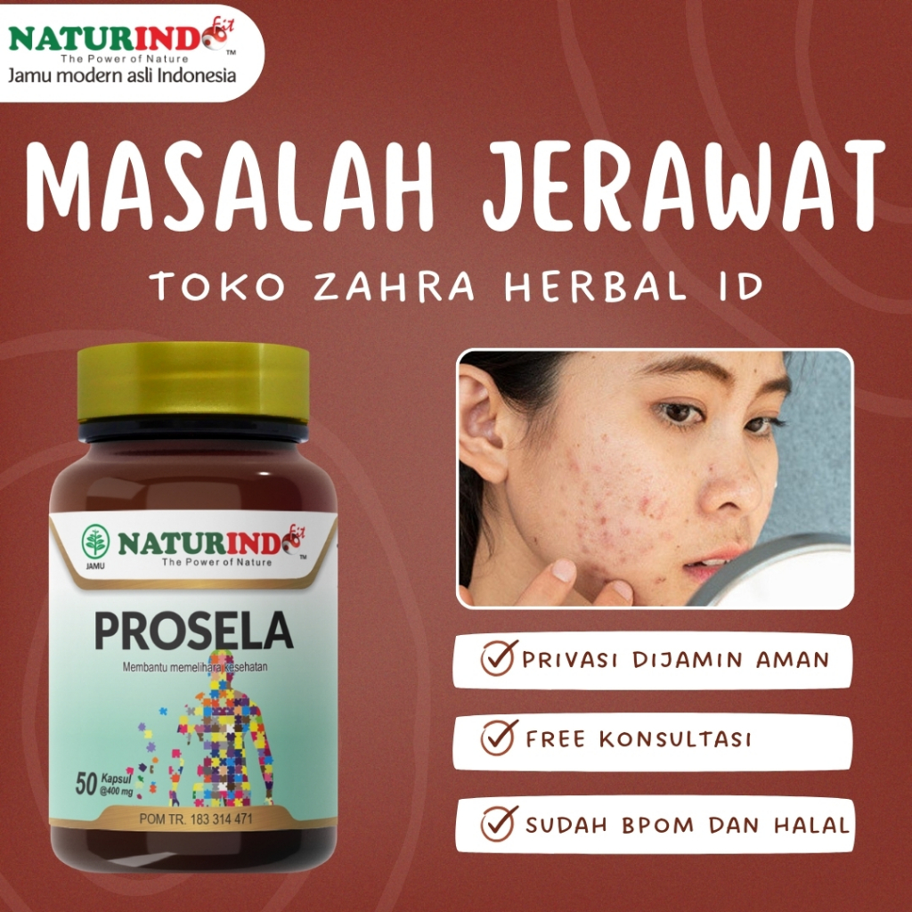Obat Herbal Penyakit Kulit Bopeng Jerawat Bekas Luka Hitam Koreng Gatal Cacar Naturindo