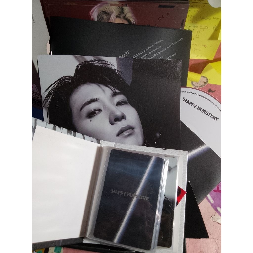 SEVENTEEN Album “HAPPY BURSTDAY” Daredevil Ver – WONWOO + Hardcover Binder WONWOO