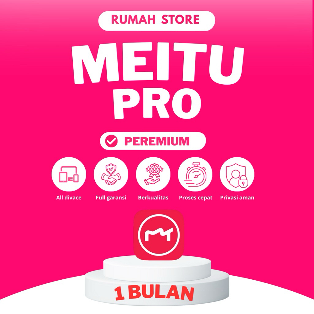 MEITU PROMO VIP VIRAL 30  HARI FULL GARANSI