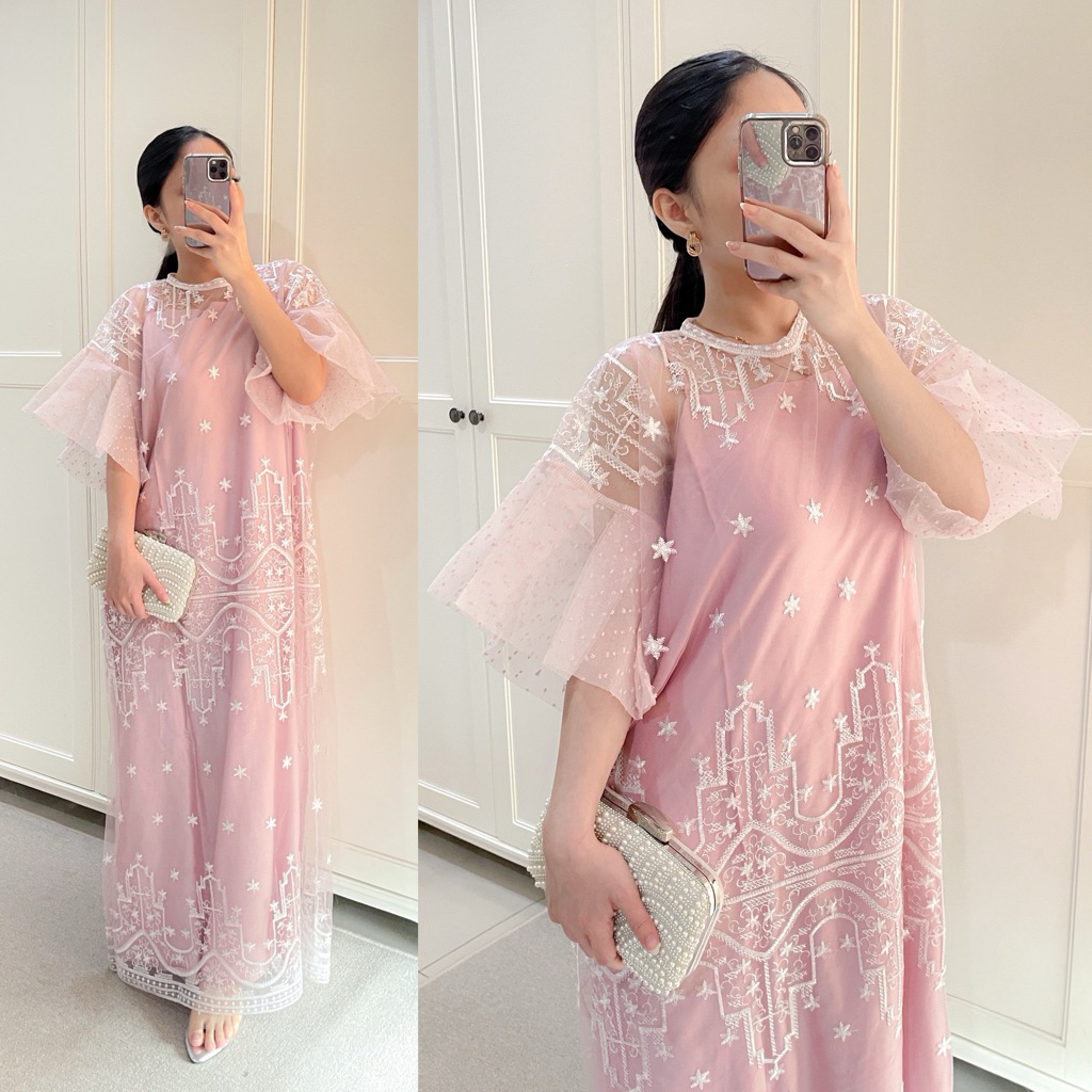 Kaftan Delight Vaya Set Dress | One Set | Dress Wanita | Dress Kondangan | One Set Kekinian