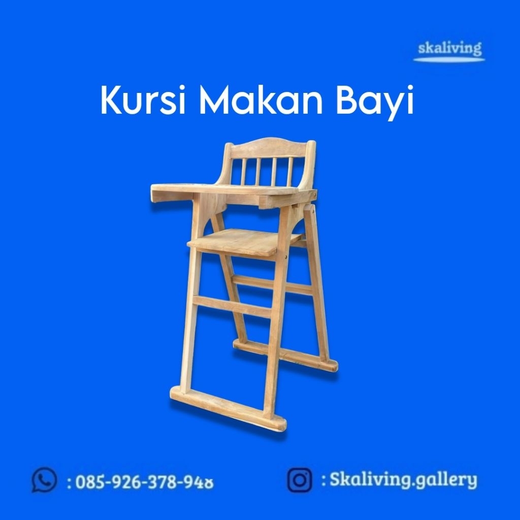 Kursi makan bayi kayu jati kursi bayi jati kursi makan untuk bayi kayu jati kursi makan bayi minimal