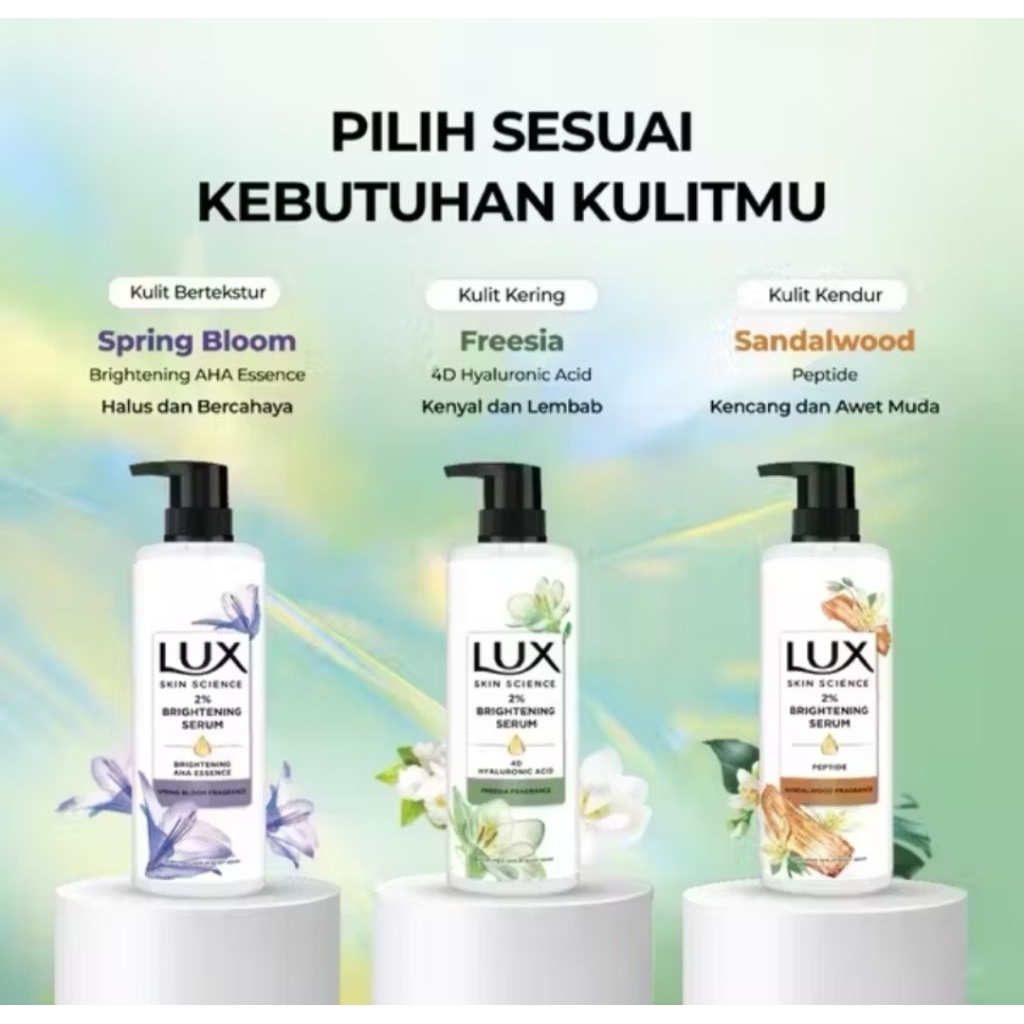 Lux body wash pump 470ml skin science