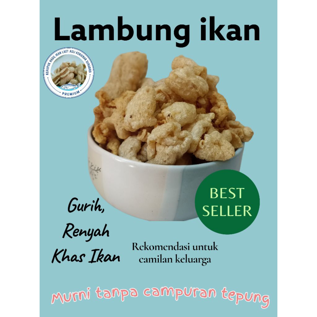 OLEH-OLEH KHAS SURABAYA || LAMBUNG IKAN