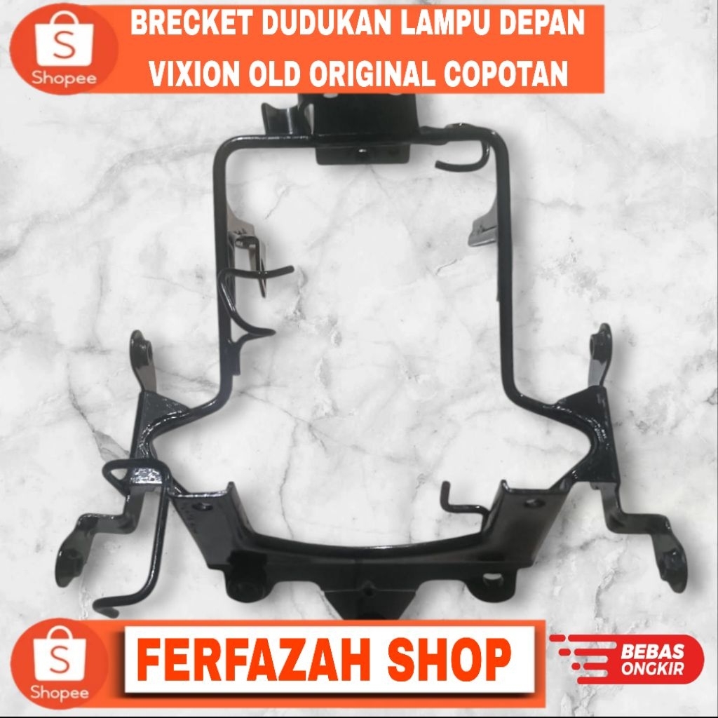 FERFAZAH SHOP| BRECKET DUDUKAN LAPU SPEDOMETER VIXION OLD ORI COPOTAN| DUDUKAN SPEDOMETER HEADLAMP D