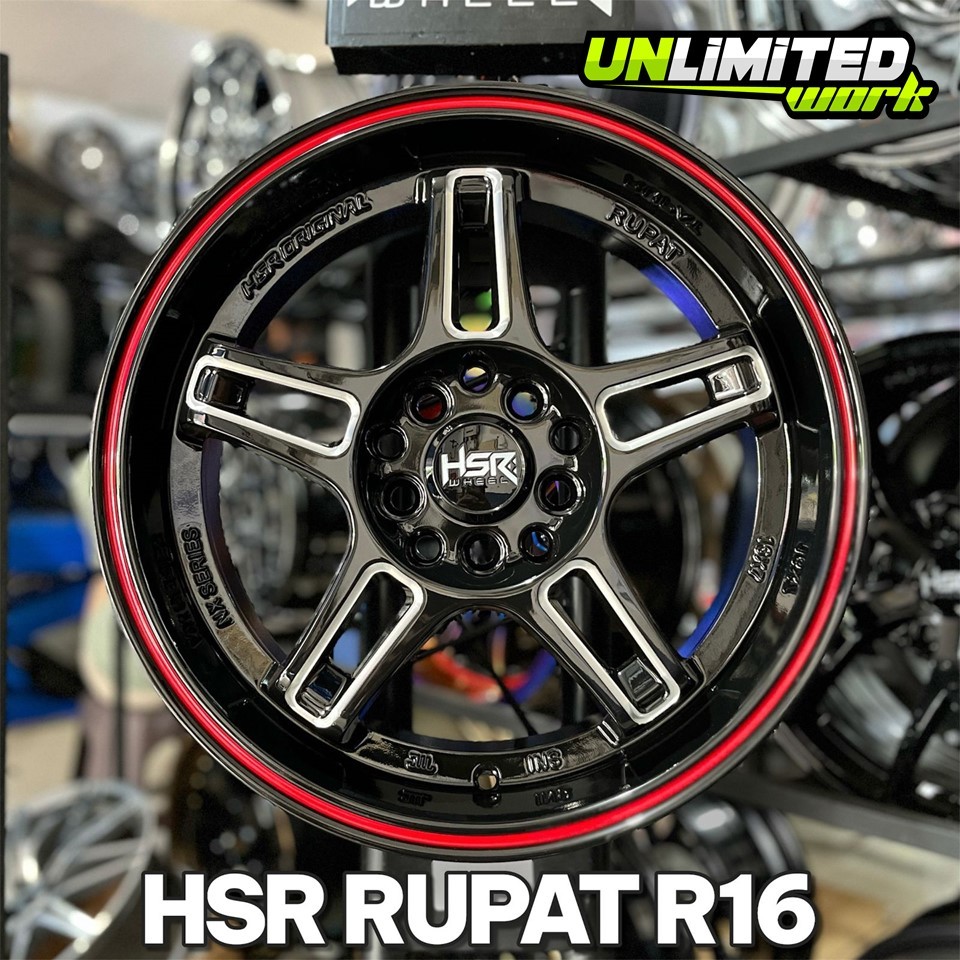 Velg Racing HSR Rupat R16 Sporty Palang 5 Mobil Serena Voxy Luxio BRV Ertiga Xpander Velg Ring 16