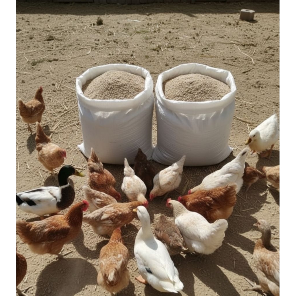 dedak padi 500 gram halus murni tanpa campuran sekam kasar untuk pakan ternak ayam,bebek,unggas dan 