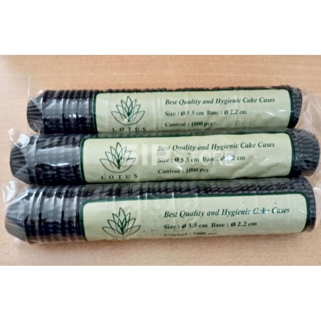 Cake cases cup nastar 5,5cm hitam