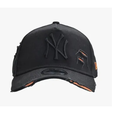 New Era 940AF NY Yankee Cotton Damage Men's Cap - BlacK