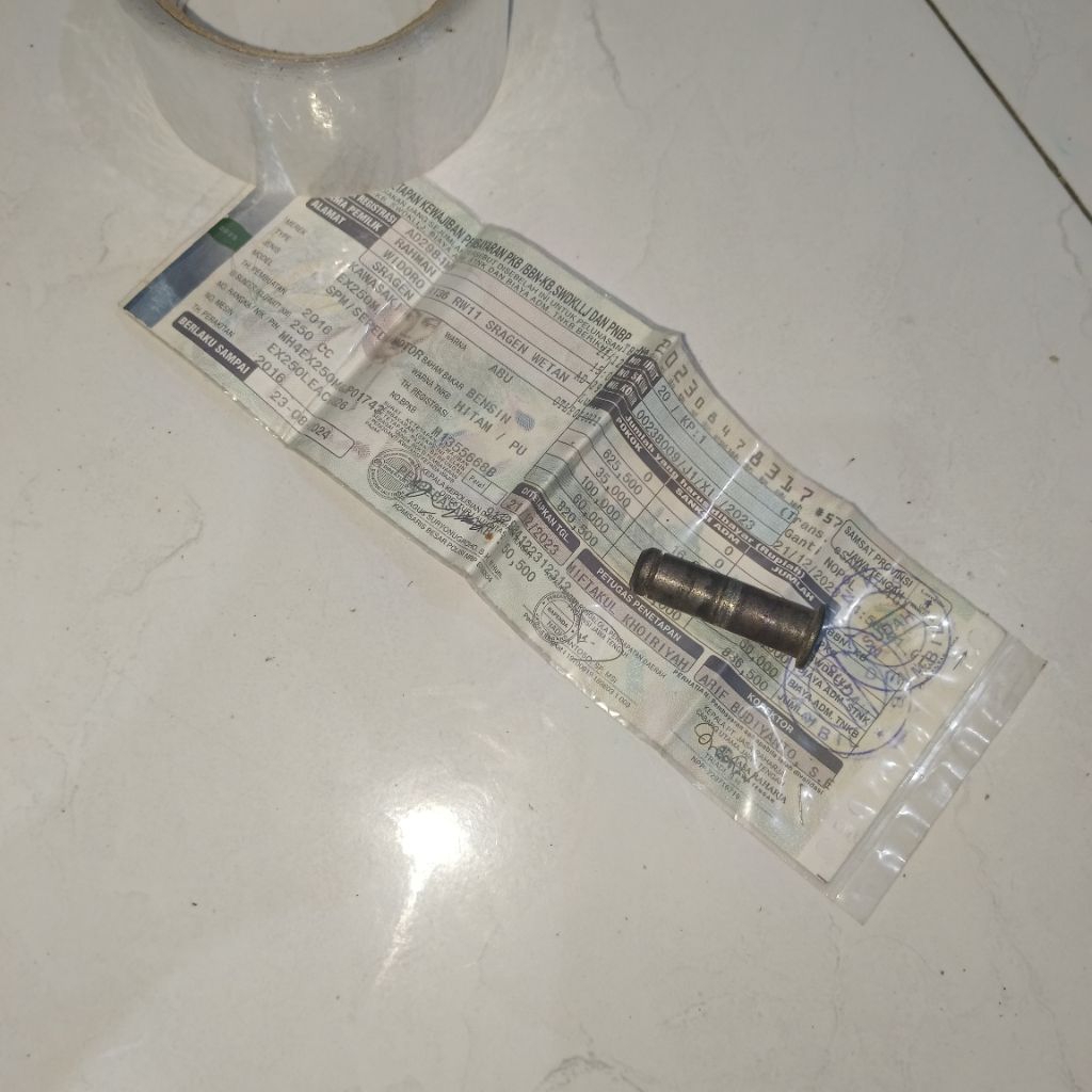 Dokumen dan tensioner Ninja 250