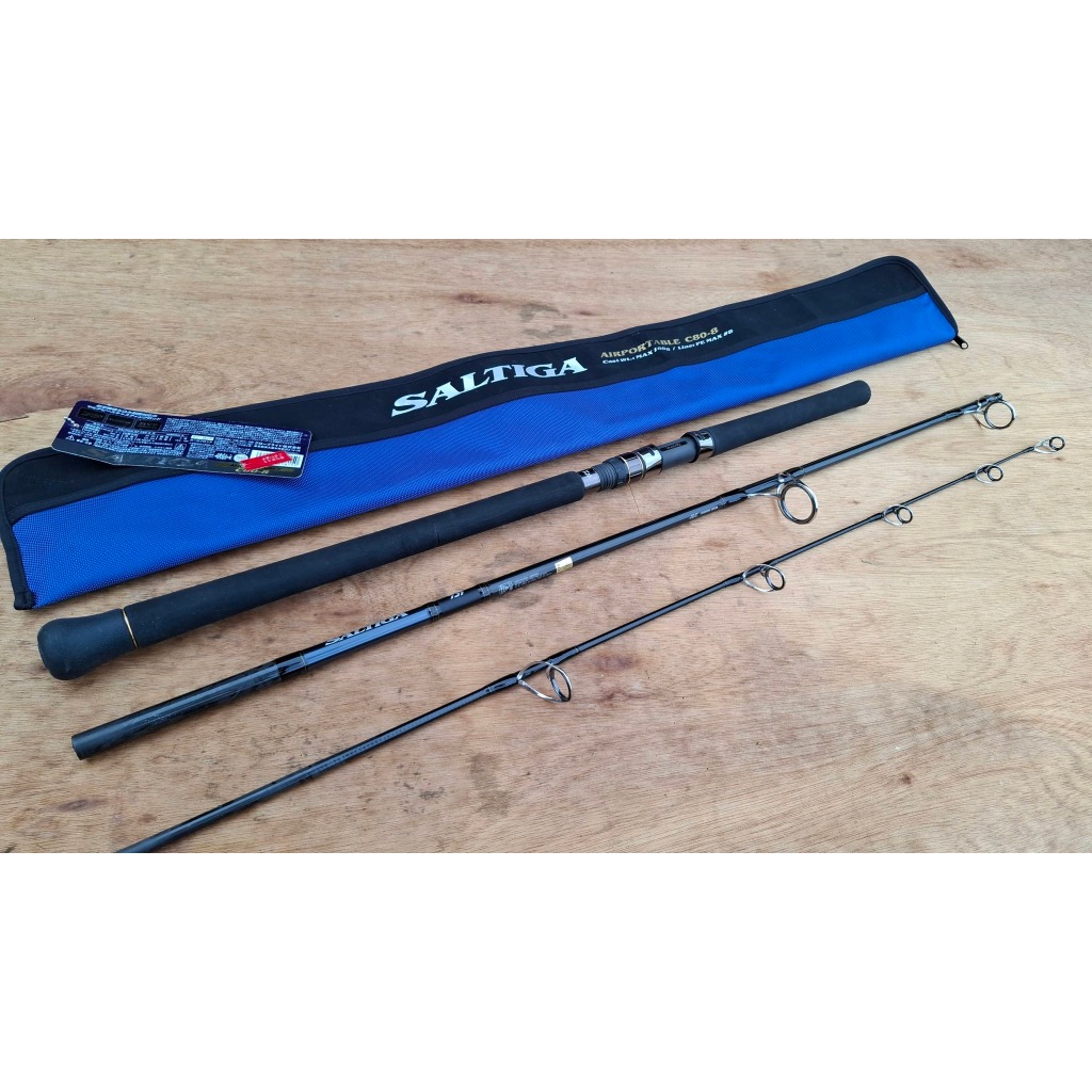 SECOND CASTING POPPING ROD DAIWA SALTIGA AIR PORTABLE C80-8