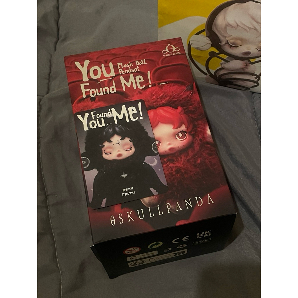 skullpanda darkness sealed pop mart