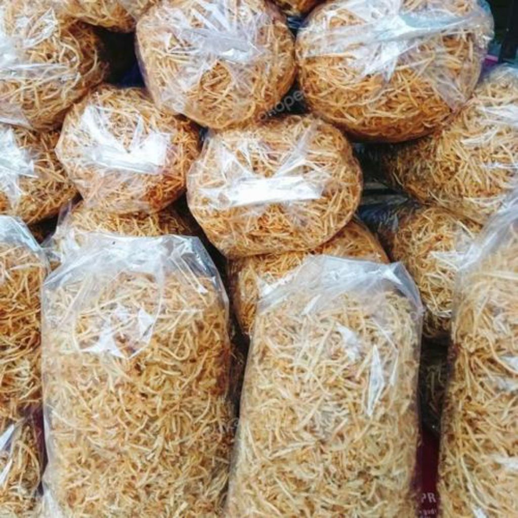 Ubi Jalar Iris Panjang Goreng/Pasar Sayur Makassar