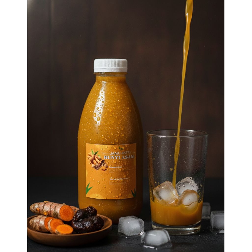 Jamu Kunyit Asam - Jamu Astri -Kunyit Asam 350ml