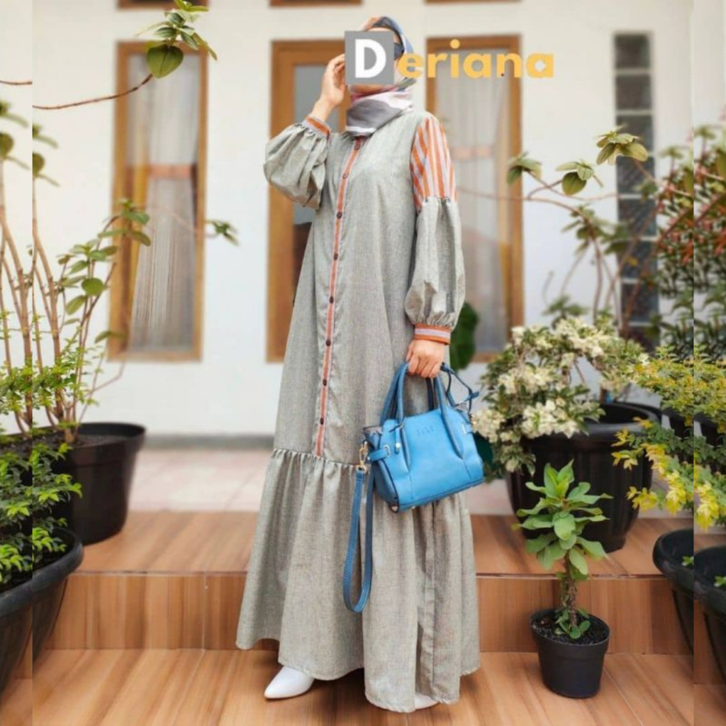 Deriana Project Shaima Dress Gamis Wanita Modern