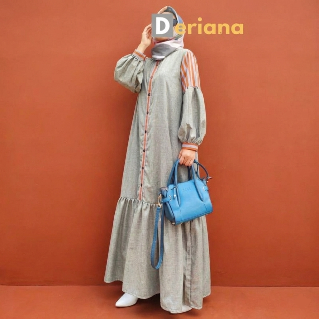 Deriana Project Shaima Dress Gamis Wanita Modern