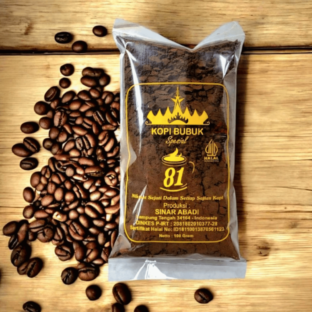 Kopi Bubuk Cap 81 Produksi Lampung / Kopi Bubuk / Kopi Lampung