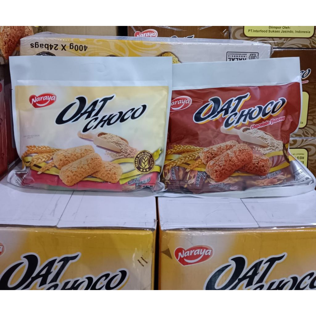 NARAYA OAT CHOCO 400gr/Snack oat sereal Gandum/Snack sehat