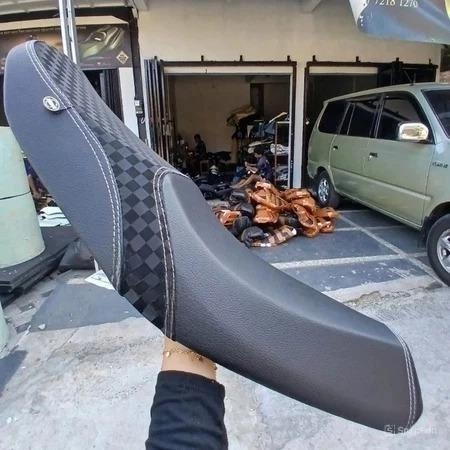 jok satria Fu karbu tingkat mbtech x catur 3D - jok tingkat satria Fu barong/facelift motif catur 3D