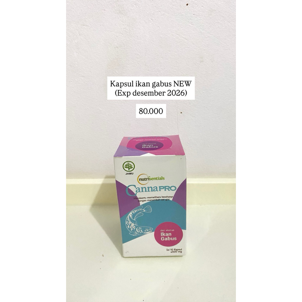 canna pro kapsul ikan gabus