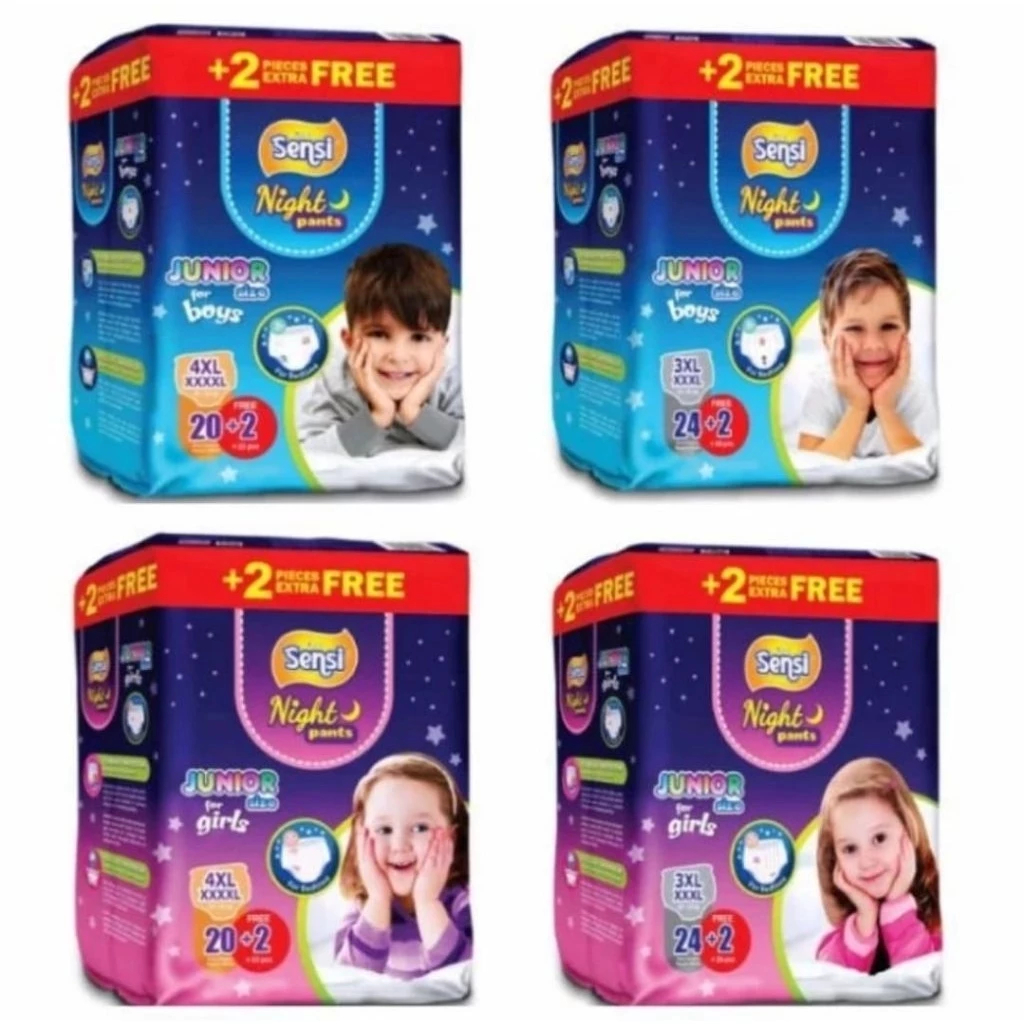 SENSI NIGHT PANTS JUNIOR BOYS GIRLS 3XL 4XL