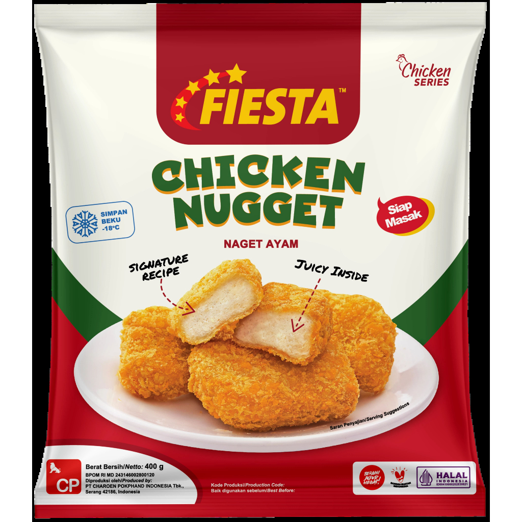 Fiesta Chicken Nugget 500Gr - Nugget Ayam Fiesta