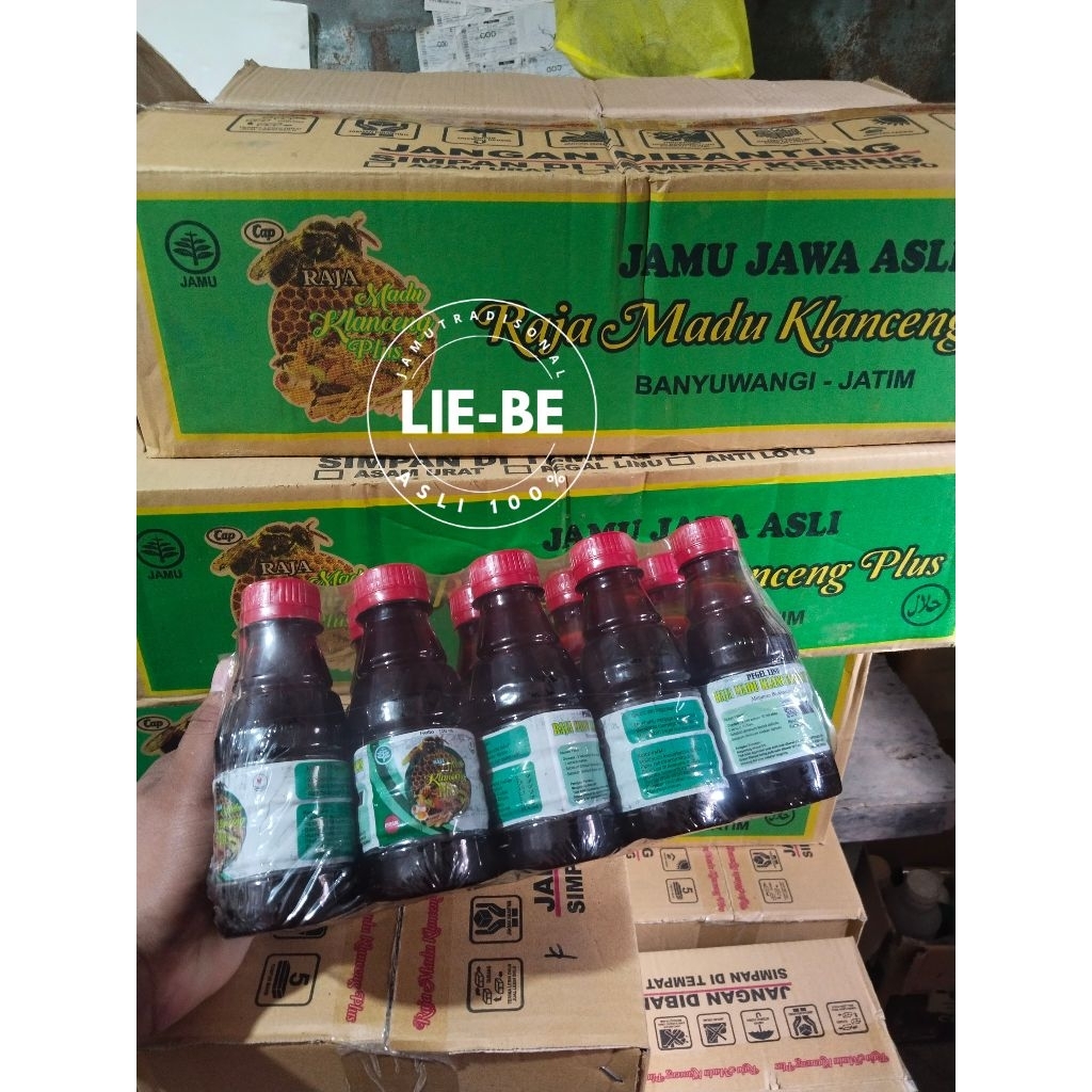 RAJA MADU KLANCENG PLUS 150 ml PAKET 10 BOTOL JAMU TRADISIONAL PEGAL LINU ASAM URAT
