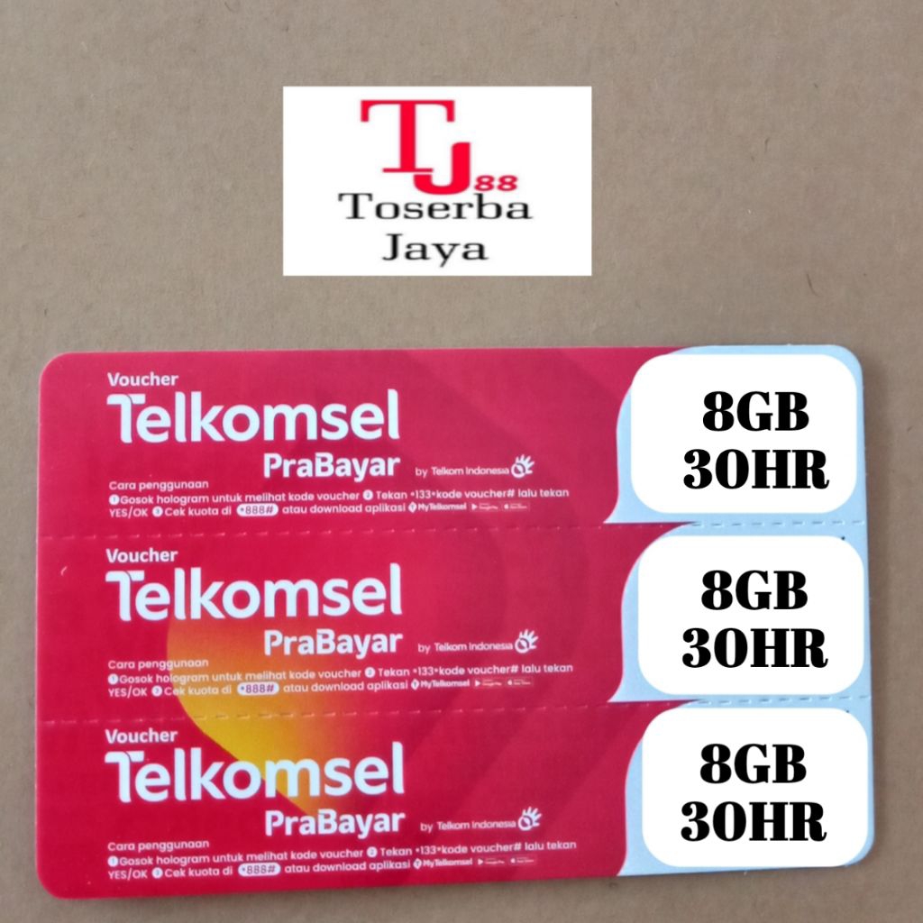 VOUCHER TELKOMSEL/SIMPATI DATA 8GB