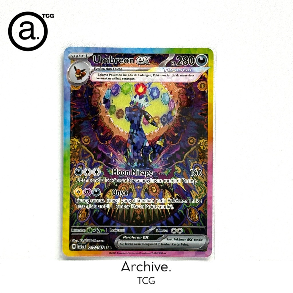 Umbreon SAR (217/187) Pokemon Indonesia ~ Festival Terastal SV8A