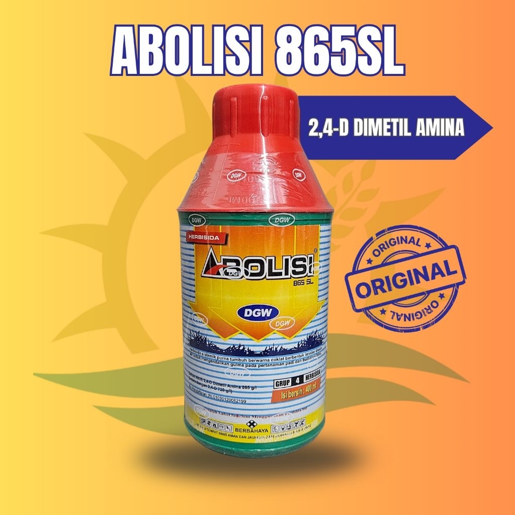 Herbisida Abolisi 865SL Racun Rumput Selektif Aman Untuk Padi
