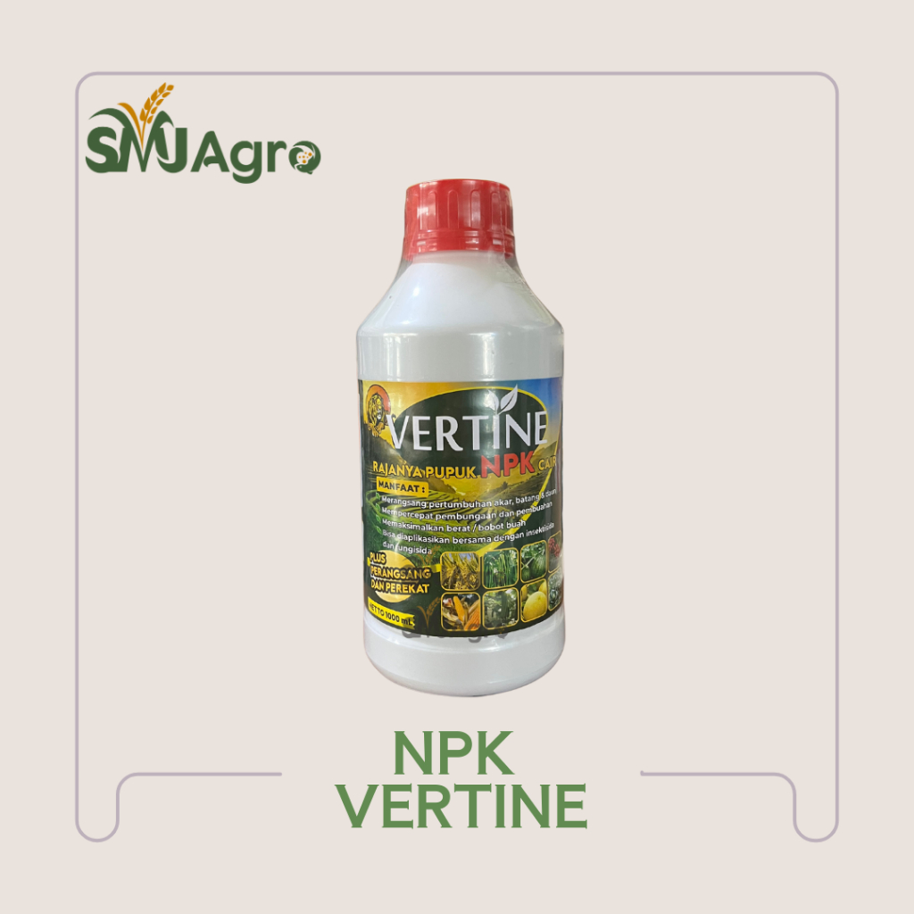 NPK Vertine Pupuk Cair Plus Perangsang dan Perekat 1L