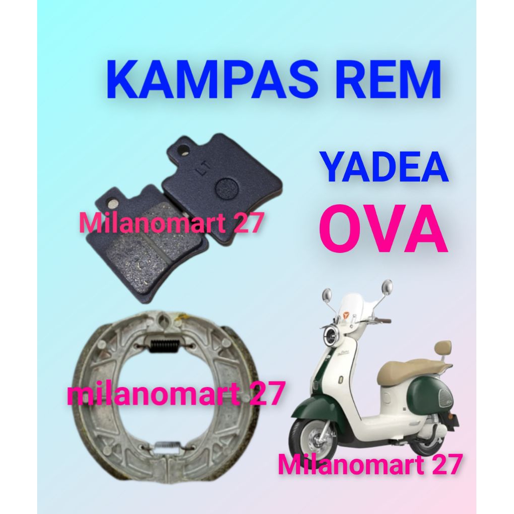 kampas rem sepeda listrik yadea ova kampas rem sepeda listrik yadea ova