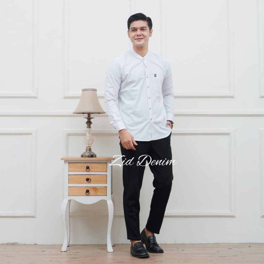 Kemko polos pria Premium ZID DENIM Bahan sigarret