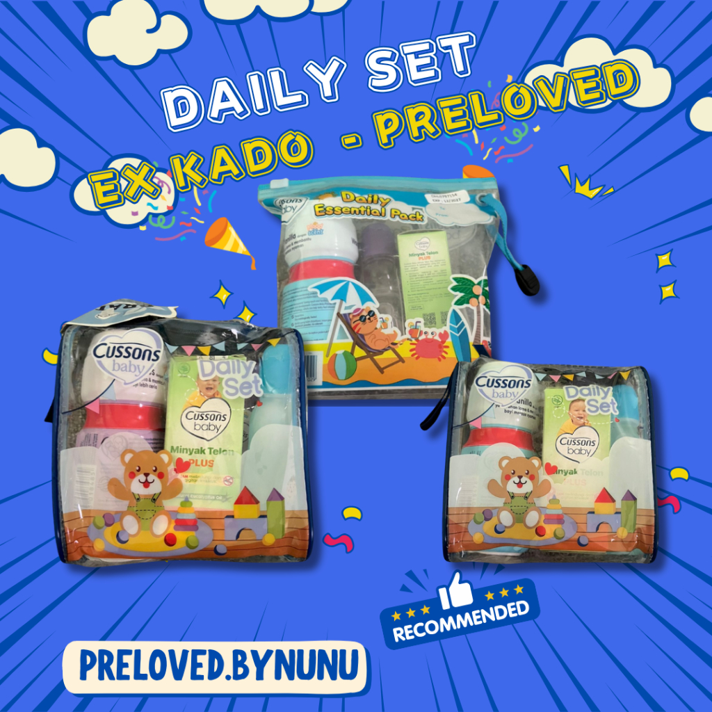 CUSSON BABY-PAKET SABUN BAYI SET PERLENGKAPAN MANDI BAYI MURAH UKURAN KECIL