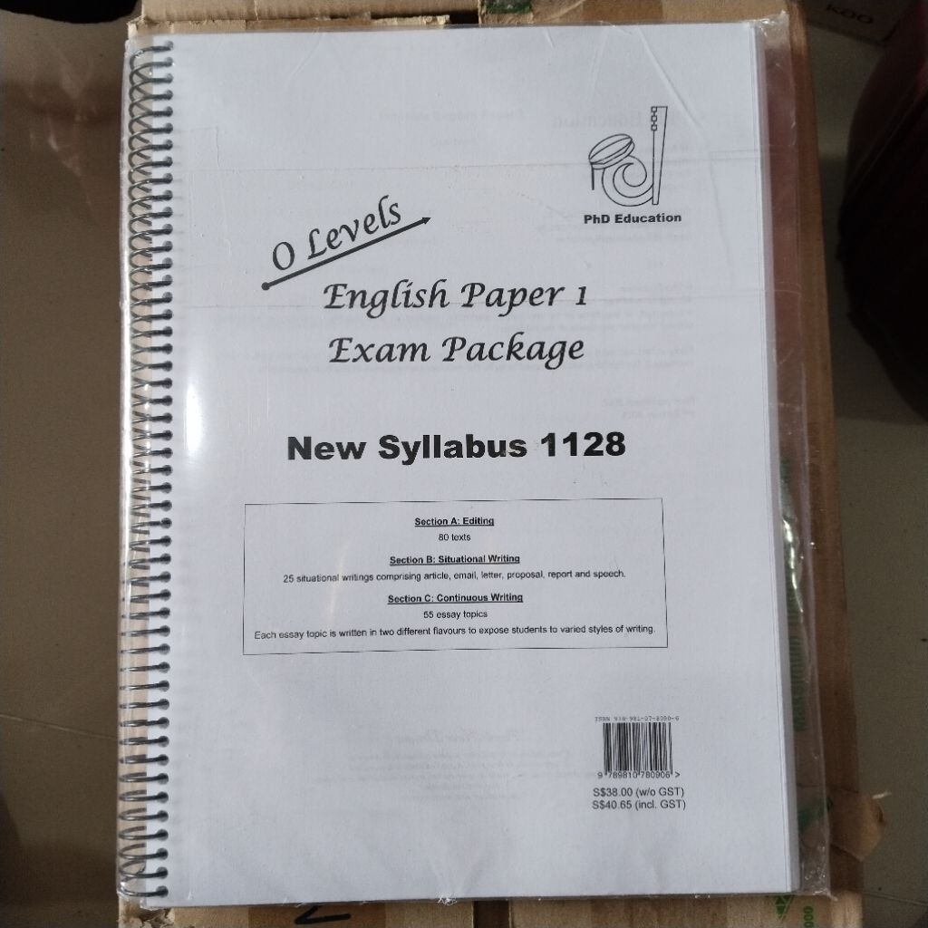 o level IGCSE english paper latihan